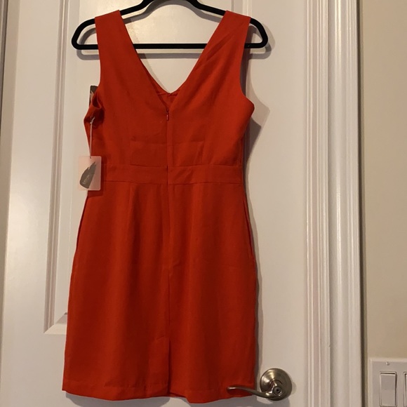 Forever21 orange dress with pockets - Picture 2 of 2